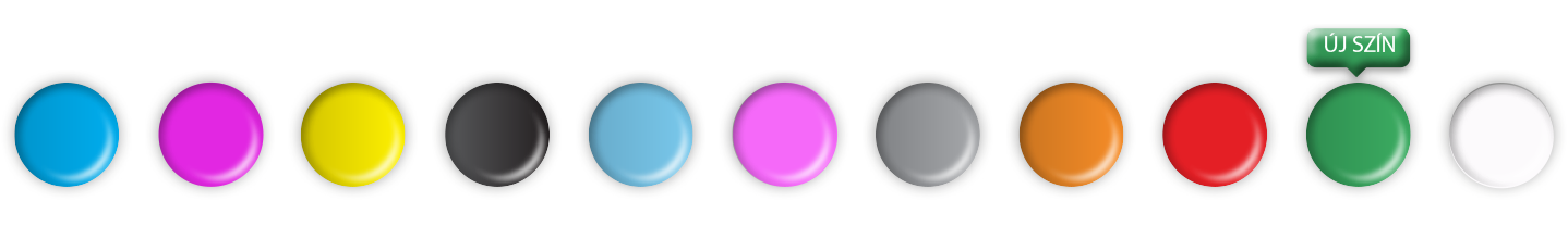 Az új EPSON SC-S9100-as aco-solvent nyomtató színkészlete