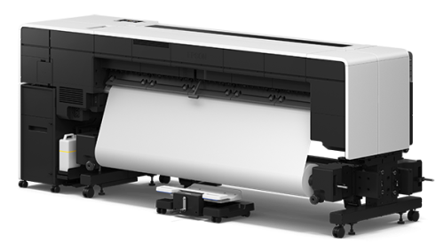 Az EPSON SC-S9100 eco-solvent nyomtató hátulról